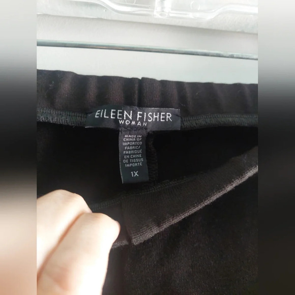 Eileen Fisher Pull-on High Rise Straight Leg Pant 1X Minimalist - Picture 4 of 6